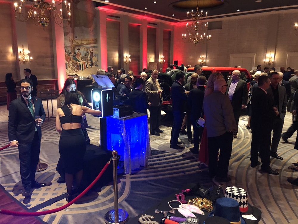 Conn Smythe Gala Photo Booth with Red Carpet and Stanchions