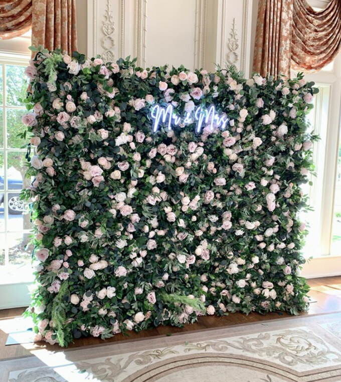 Flower wall rentals in Toronto