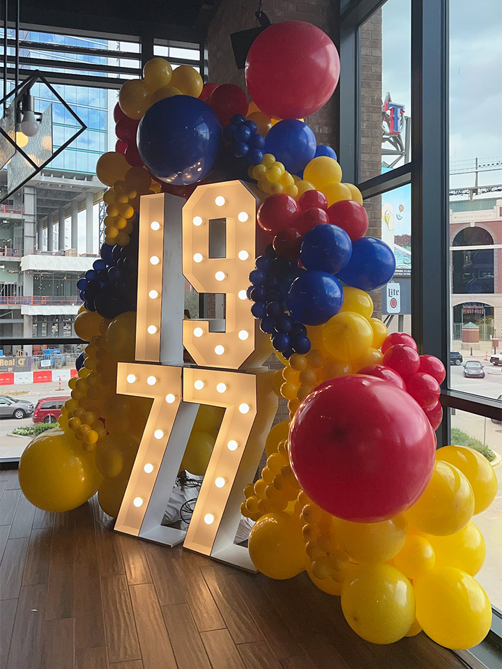 Custom marquee letters and numbers in Toronto