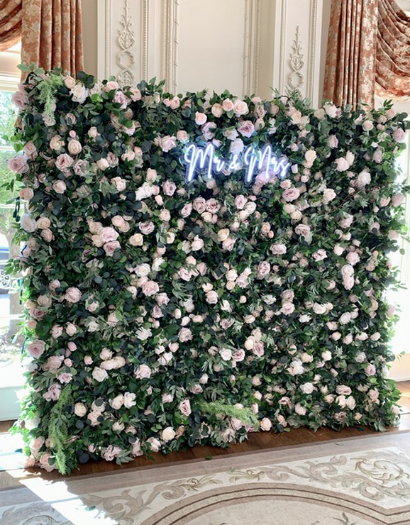 Flower wall rentals in Toronto